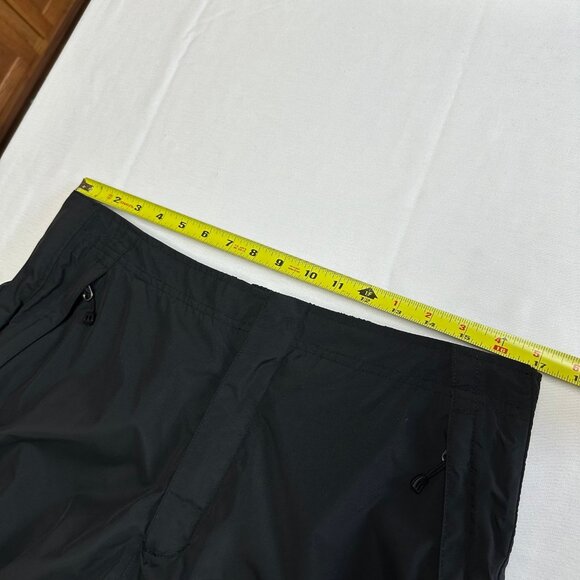 REI Womens E1 Elements Black Snow Pants Size 14 Side Zip Ski Snowboard Rain - Picture 7 of 12